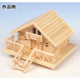 木工工作キット 手作り貯金箱 ログハウス 北海道タイプ まとめ買い30セット｜手作り工作キット－手作り貯金箱 【子供用.com｜イベント用品とパーティーグッズの通販】