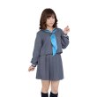 画像4: 大人用　コスプレ　セーラー服　グレー　スカーフ3色セット (4)