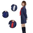 画像2: 大人用　コスプレ　セーラー服　紺　スカーフ3色セット (2)