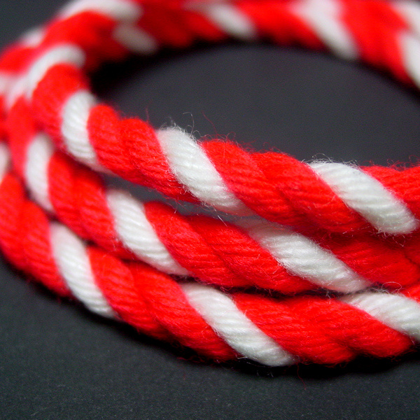 紅白ロープアクリル  - 3