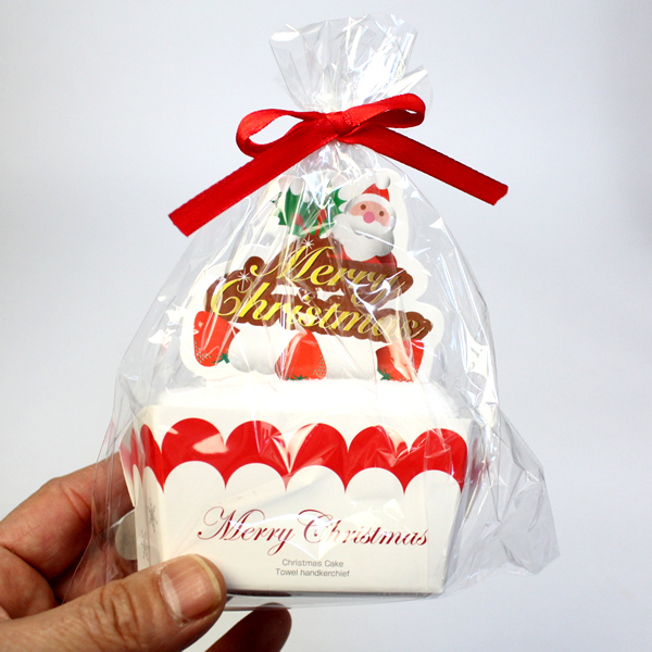 クリスマス景品 ケーキ風デコレーションタオル 40セット 季節の商品 クリスマスグッズ 景品 子供用 Com イベント用品とパーティーグッズの通販